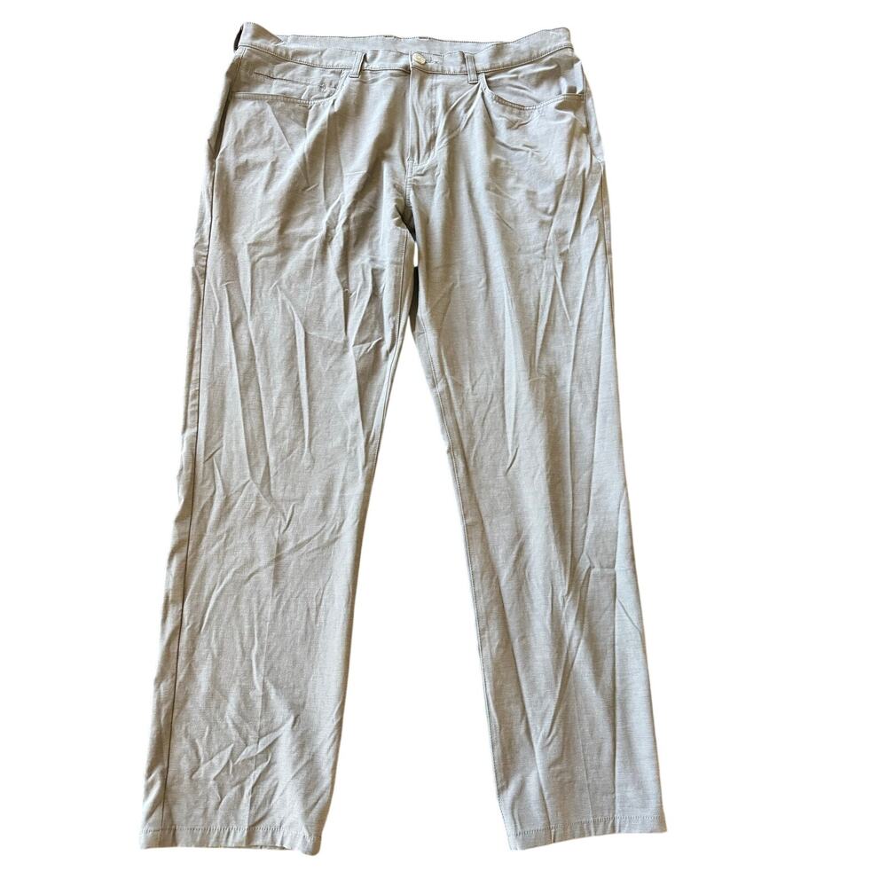 Callaway Mens Performance Golf Chino Pants 38X32 Gray Preppy Business Outdoor - Picture 1 of 9